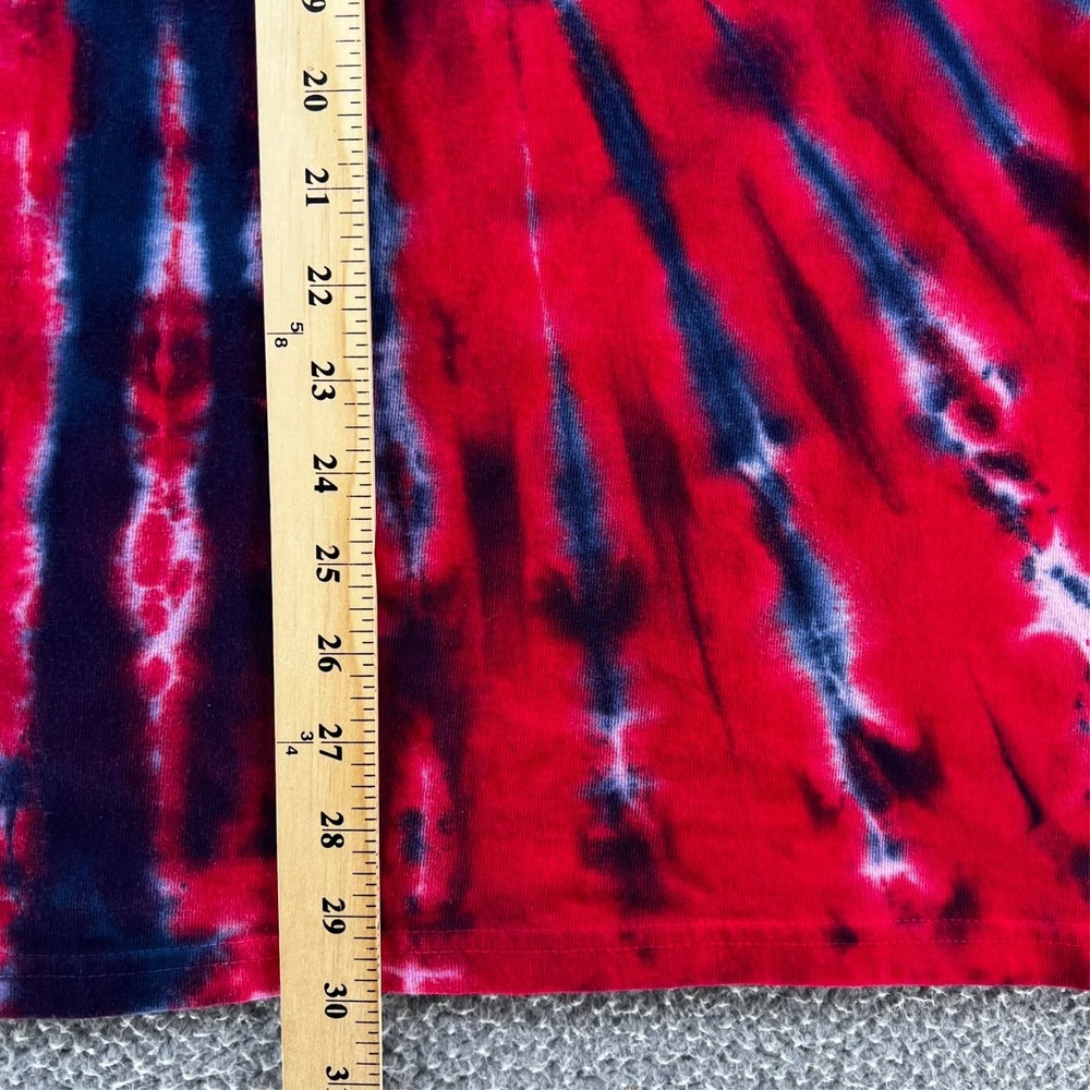 Liquid Blue MLB Boston Red Sox Burst Tie Dye T-Shirt Mens XL Red Navy Blue - Picture 11 of 12